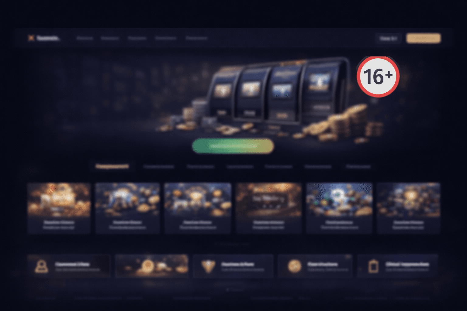 Gambling Project Promo Website
