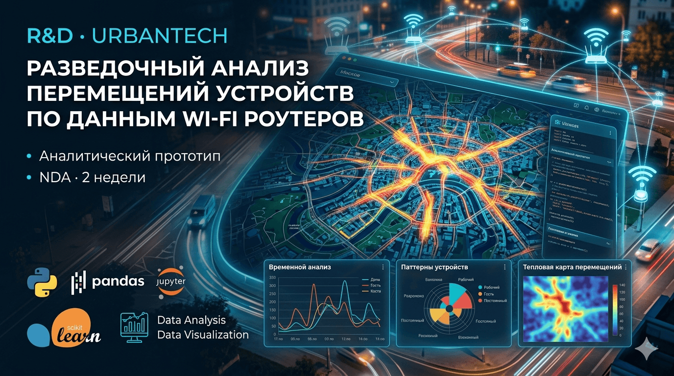 Exploratory Analysis of Device Movement via Wi-Fi Router Data